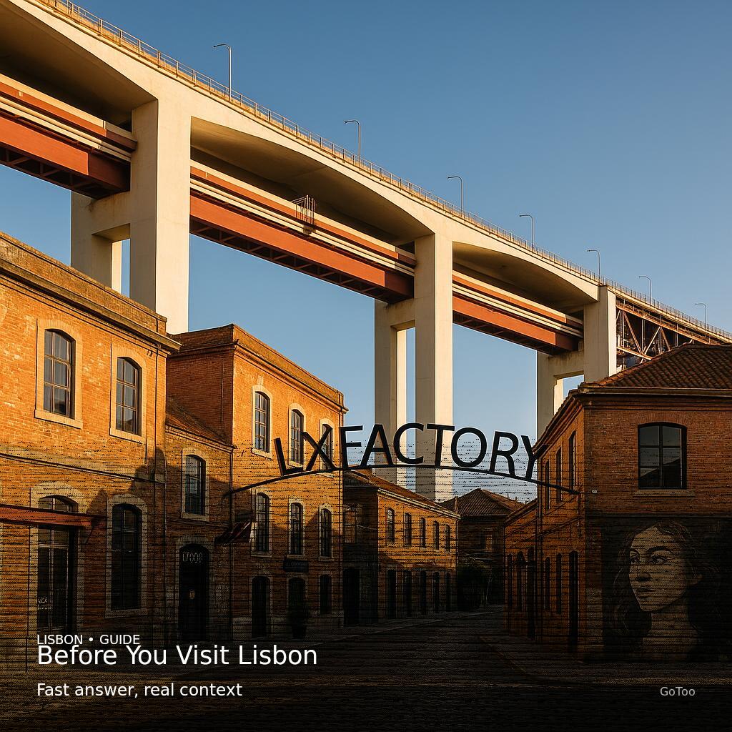 LX Factory: Exploring LX Factory: Lisbon’s Creative Hub — What is LX Factory and why is it popular in Lisbon? — with overlay text "...