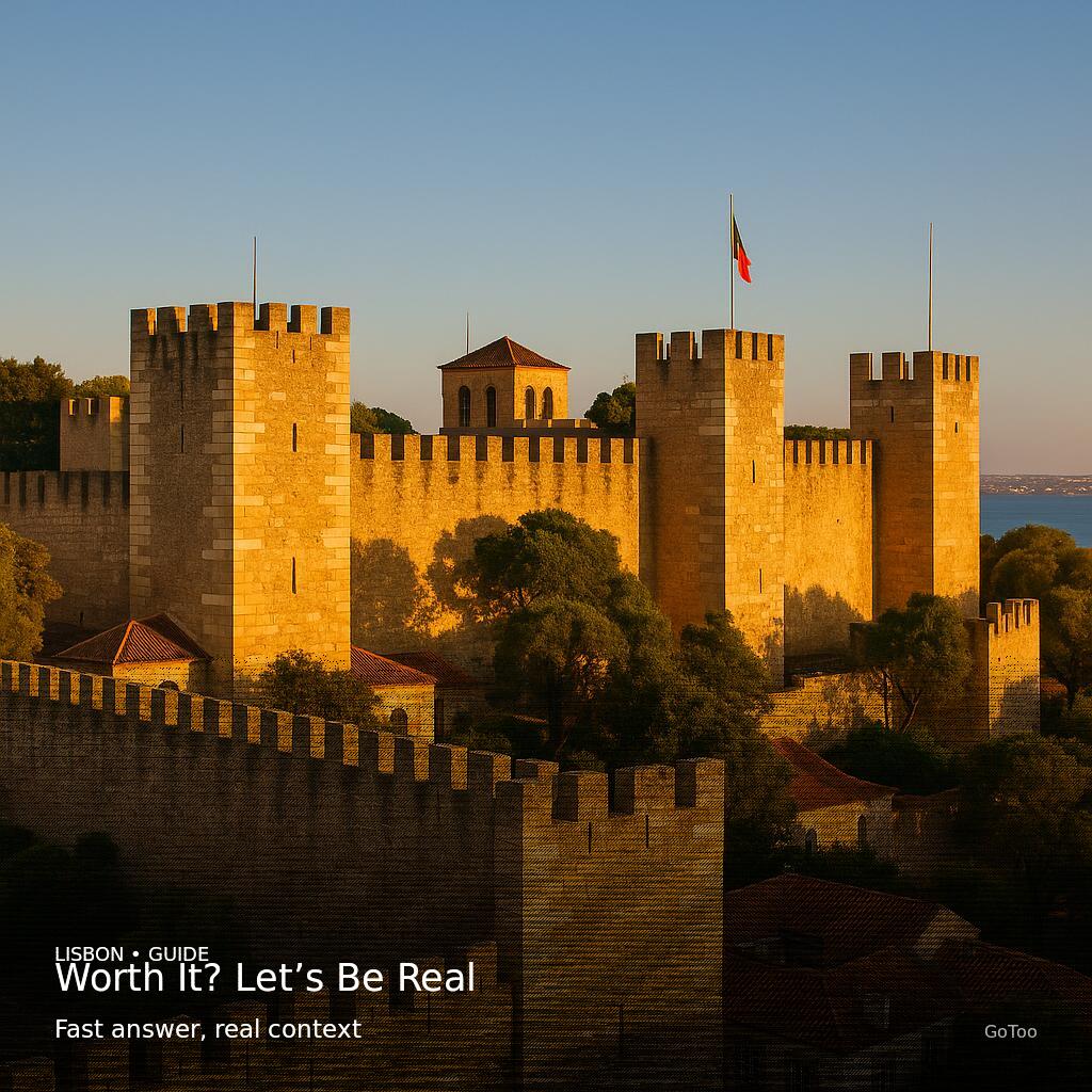 São Jorge Castle: Exploring the Rich History of São Jorge Castle in Lisbon — How old is São Jorge Castle in Lisbon? — with overlay...