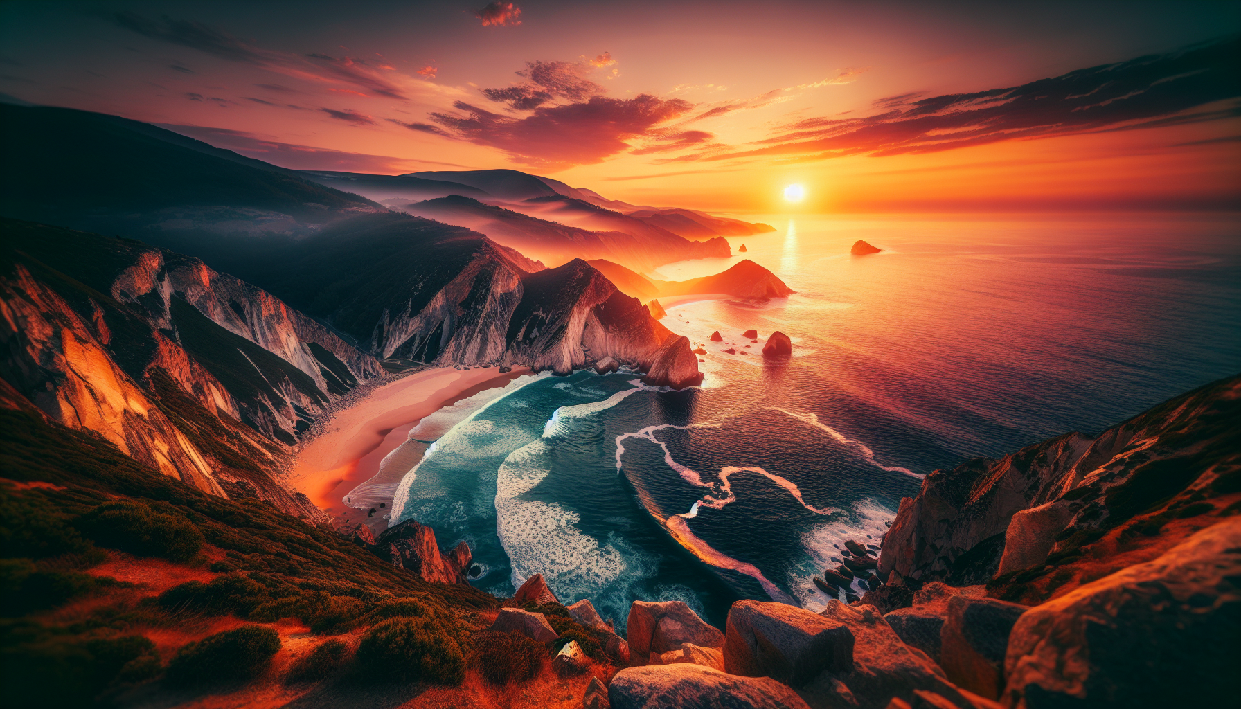 Nazaré vs. Ericeira surfing — imagem de Nazare