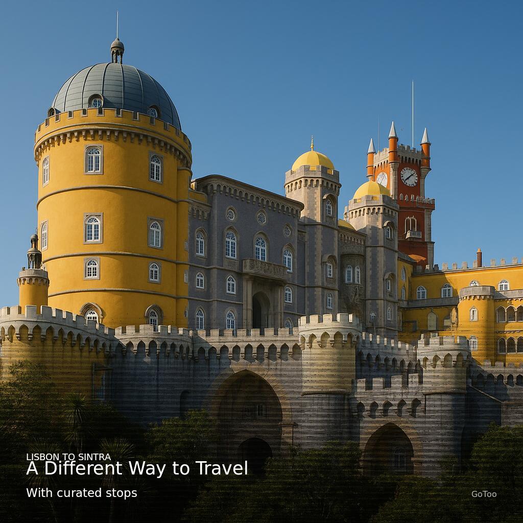 Why is Pena Palace on Top of the Mountain in Sintra?