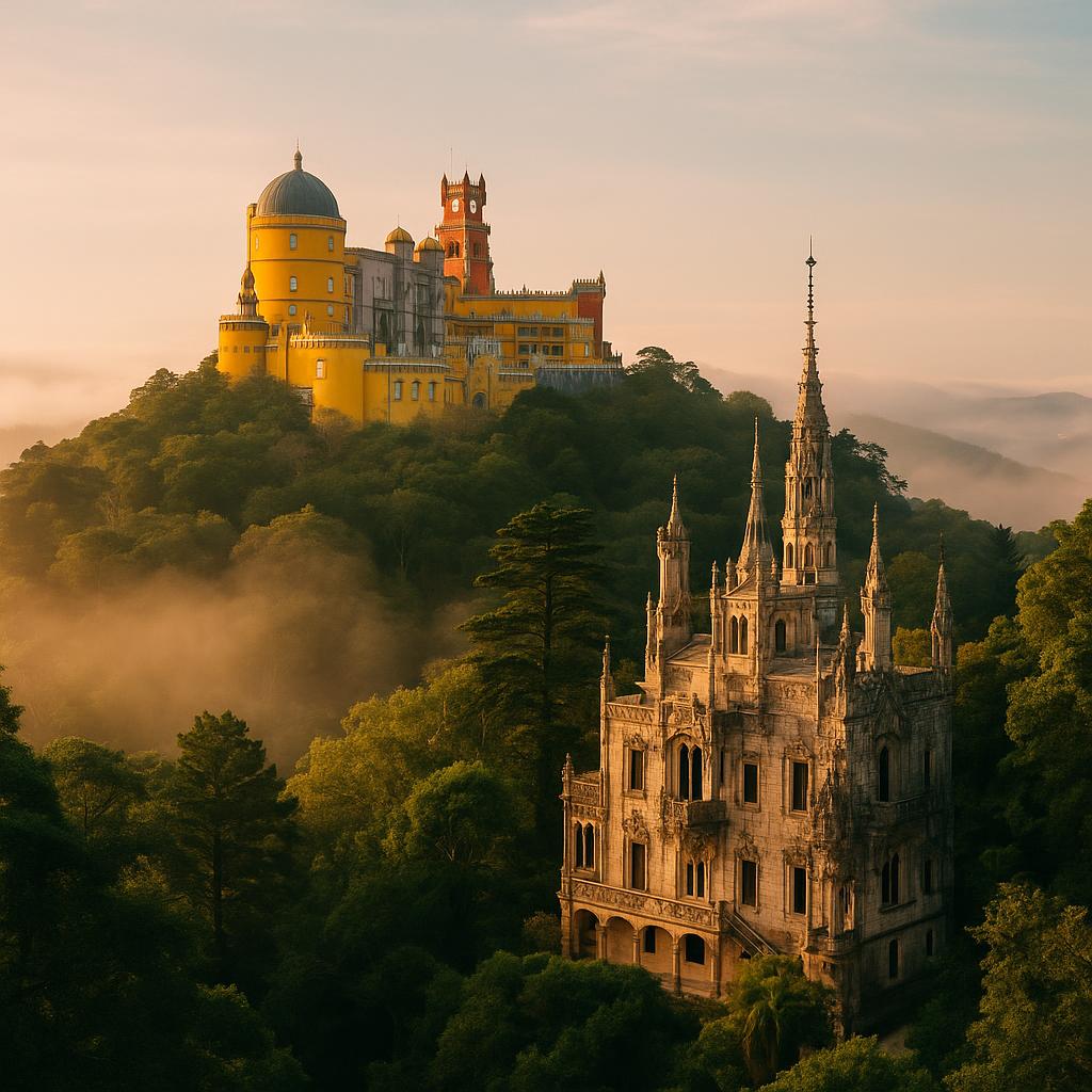 Pena Palace vs Quinta da Regaleira — illustrative image of Sintra