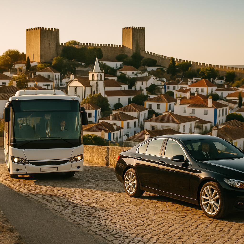 Public Transport vs. Private Transfer to Óbidos — illustrative image of Obidos